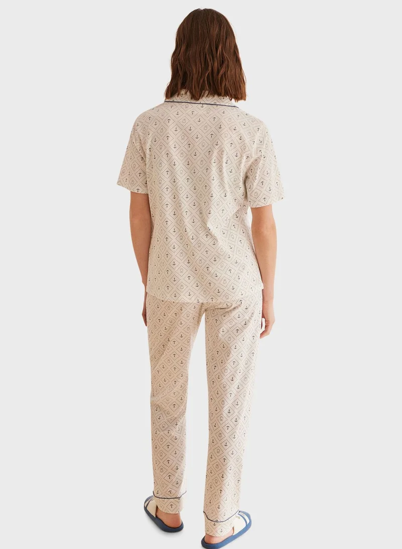 women'secret Ancla Pyjama Set