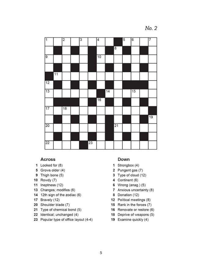Big Book of Quick Crosswords Book 2: a bumper crossword book for adults containing 300 puzzles  - Image 3