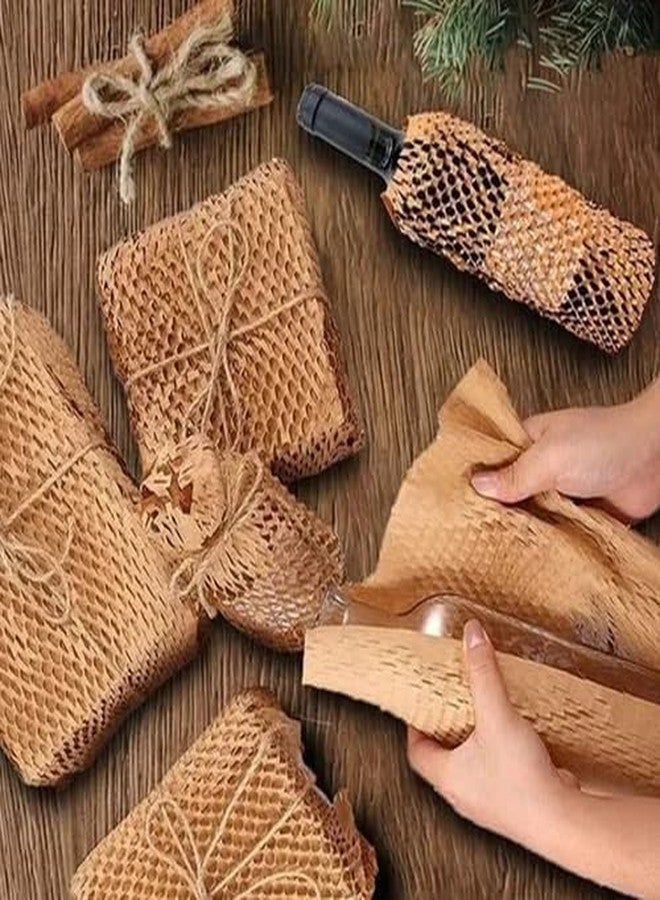 JPPL Honeycomb Paper Roll – 390mm x 10 Meters | Expands to 16 Meters | Blue Eco-Friendly Cushioning Wrap | Manual Use | Plastic-Free Alternative for Packing Fragile Items | Packs 20 Parcels - Image 2