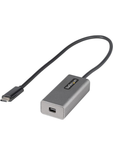 StarTechcom USB C to Mini DisplayPort Adapter 4K 60Hz USB Type C to mDPMini DP Monitor Video Converter Dongle Thunderbolt 3 Compatible 12 Attached Cable Upgraded Version of CDP2MDP CDP2MDPEC