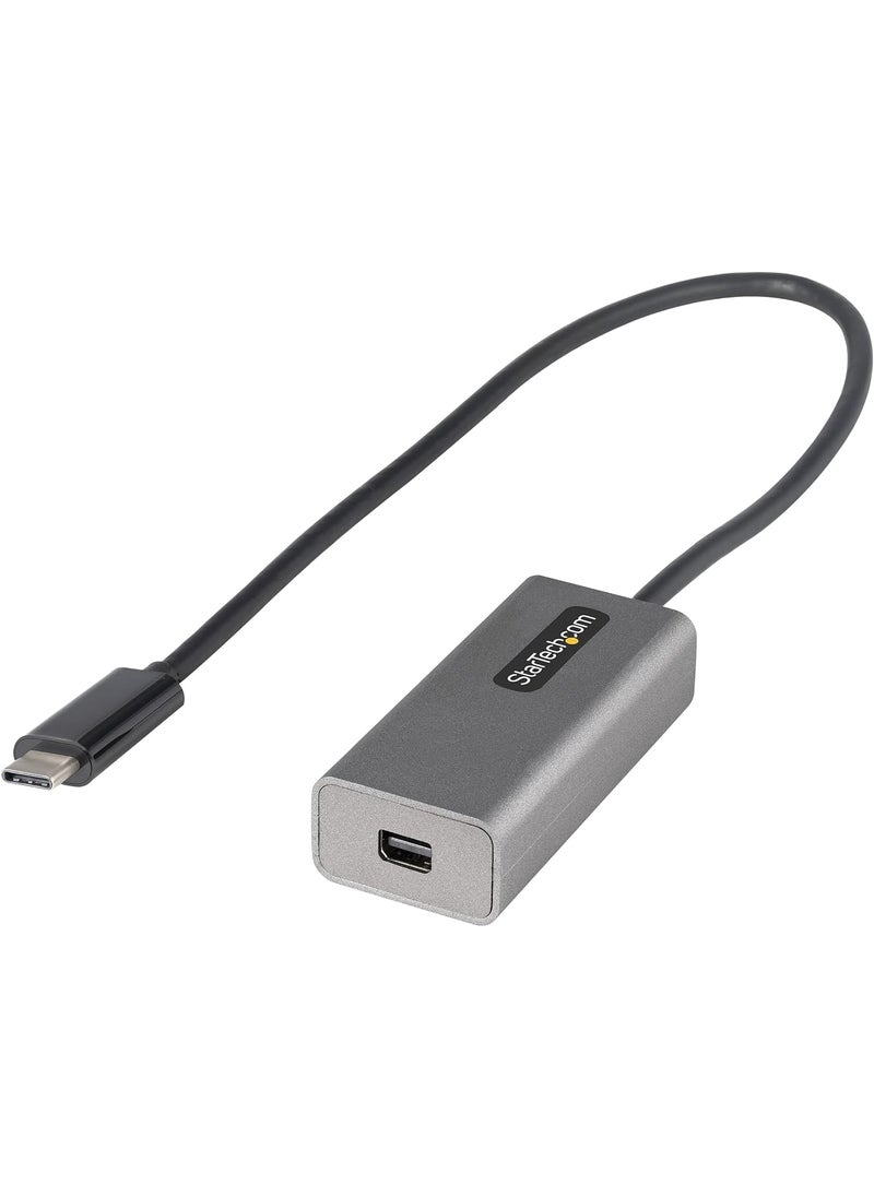 StarTech StarTechcom USB C to Mini DisplayPort Adapter 4K 60Hz USB Type C to mDPMini DP Monitor Video Converter Dongle Thunderbolt 3 Compatible 12 Attached Cable Upgraded Version of CDP2MDP CDP2MDPEC  - Image 1