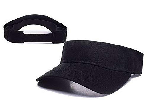 SoSh Unisex Cotton Cap (Black Visor Cap_Black_Free Size). - Image 2