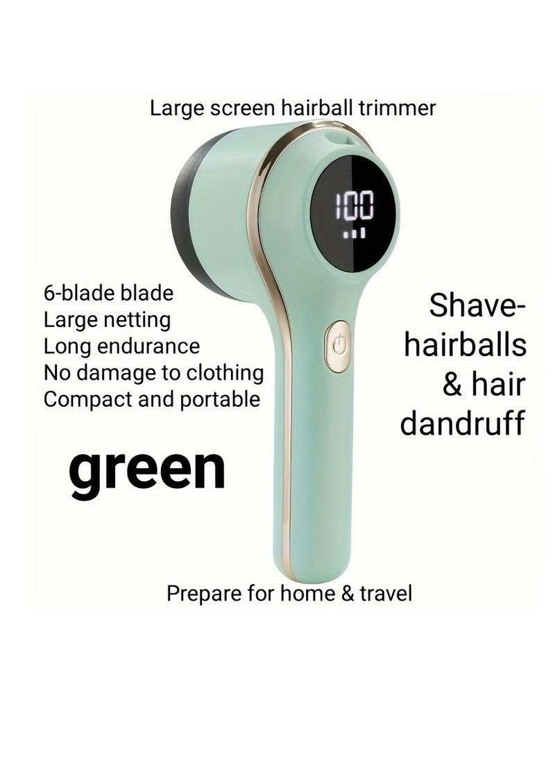 Generic 1pc, Fabric Shaver, Electric Lint Remover, USB Rechargeable Sweater Shaver, Power Lint Shaver, Fuzz Remover, Pilling Remover, Portable Hairball Trimmer For Clothes  - Image 3