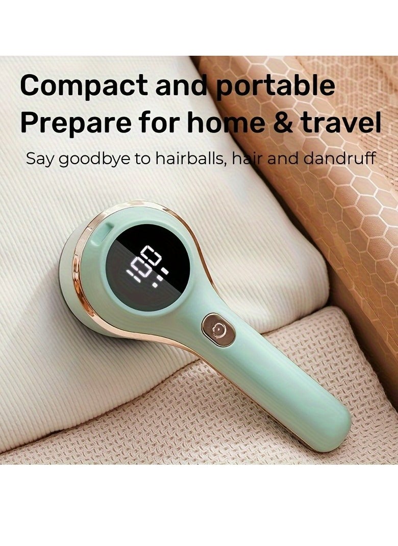 Generic 1pc, Fabric Shaver, Electric Lint Remover, USB Rechargeable Sweater Shaver, Power Lint Shaver, Fuzz Remover, Pilling Remover, Portable Hairball Trimmer For Clothes  - Image 5