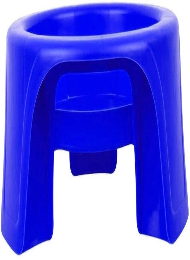 MAGICSPOON Multipurpose Unbreakable Plastic Matka Stand/Pot Stand (Blue, Pack of 2) - Image 3