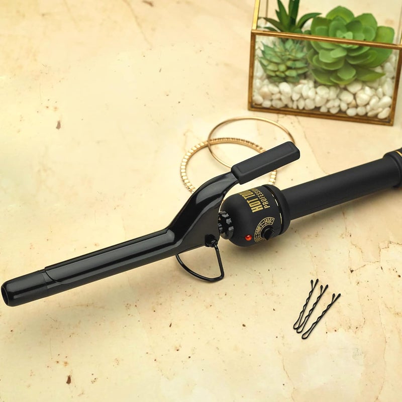 Hot Tools مكواة تجعيد الشعر برو أرتيست باللون الأسود والذهبي، 3/4 بوصة - Image 5