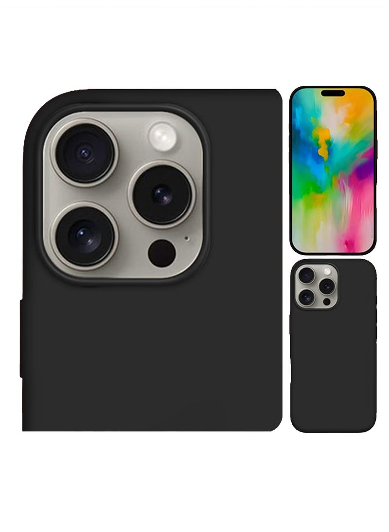 (for iPhone 16 Pro) Case, Slim Silicone Case, Full Covered Anti Scratch Shockproof Protective Cover - Image 3