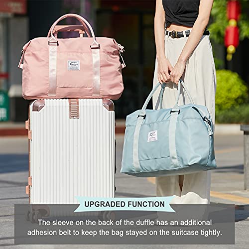 HYC00 Travel Duffel Bag,Sports Tote Gym Bag,Shoulder Weekender Overnight Bag for Women - Image 2