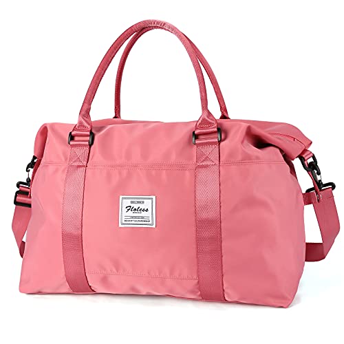 HYC00 Travel Duffel Bag,Sports Tote Gym Bag,Shoulder Weekender Overnight Bag for Women - Image 1