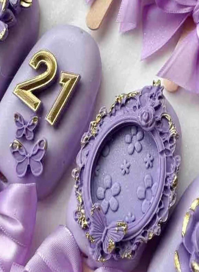 XLANMAY 8pcs Silicone Vintage Photo Frame Molds - Picture Frames Fondant Mold for Cake Cupcake Topper Decor Chocolate Candy Dessert - Image 4