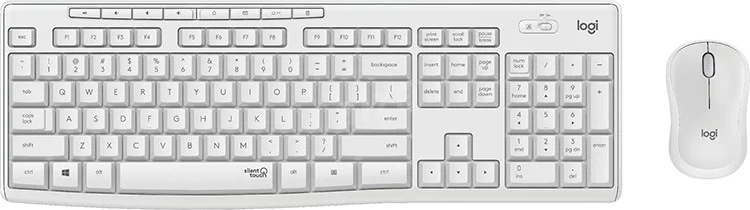 AYT Logıtech MK295 Q Tr White Wireless Keyboard + Mouse Set