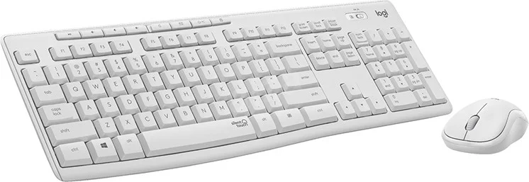 AYT Logıtech MK295 Q Tr White Wireless Keyboard + Mouse Set
