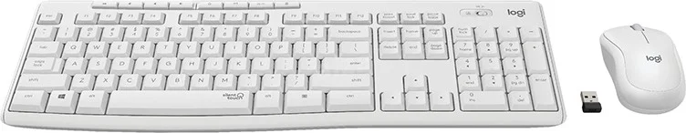 AYT Logıtech MK295 Q Tr White Wireless Keyboard + Mouse Set
