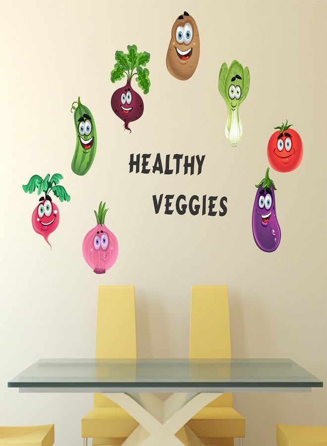 Wallstick Healthy veggis wallstickers (Vinyl 135 cm x 80 cm) - Image 3