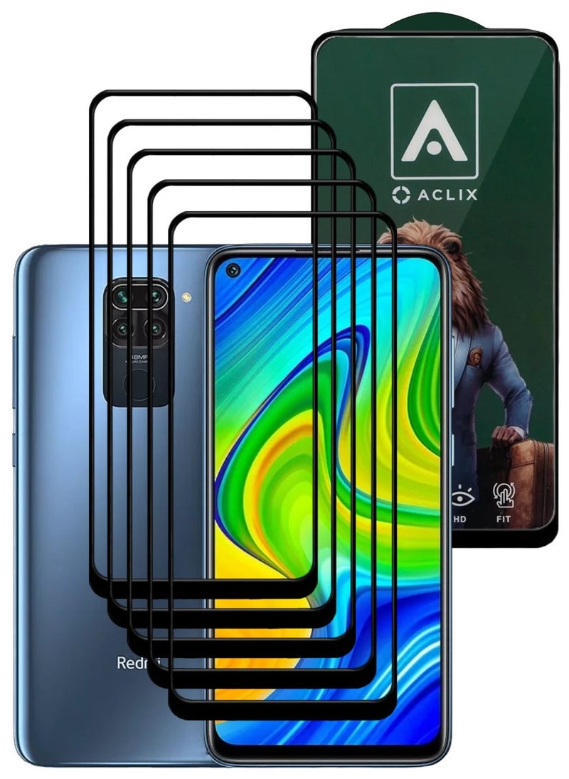 أكاليكس 5 قطع، حماية شاشة،  لهاتف شاومي ريدمي نوت 9 ، جودة ممتازة. - Image 1