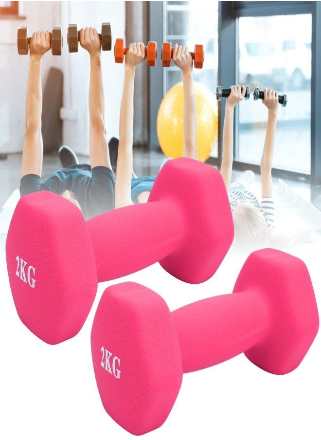 Power Fitness - 2 Piece Vinyl Coated Dumbbells 1kgs Each - Image 1