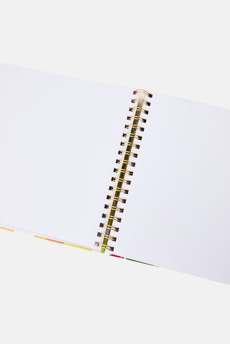 Paperbuzz دفتر رسم مع صفحات مثقوبة ومجموعة ألوان مائية 12 فرشاة، متعدد الألوان - Image 3