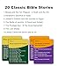 Docdeer 20 Famous Bible Story 126 Bible Quiz Question Game Cards Bible Relay Trivia Board Games Cards Bible Study Biblical Knowledge Trivia Christian Gifts for Women Men Families - Image 4