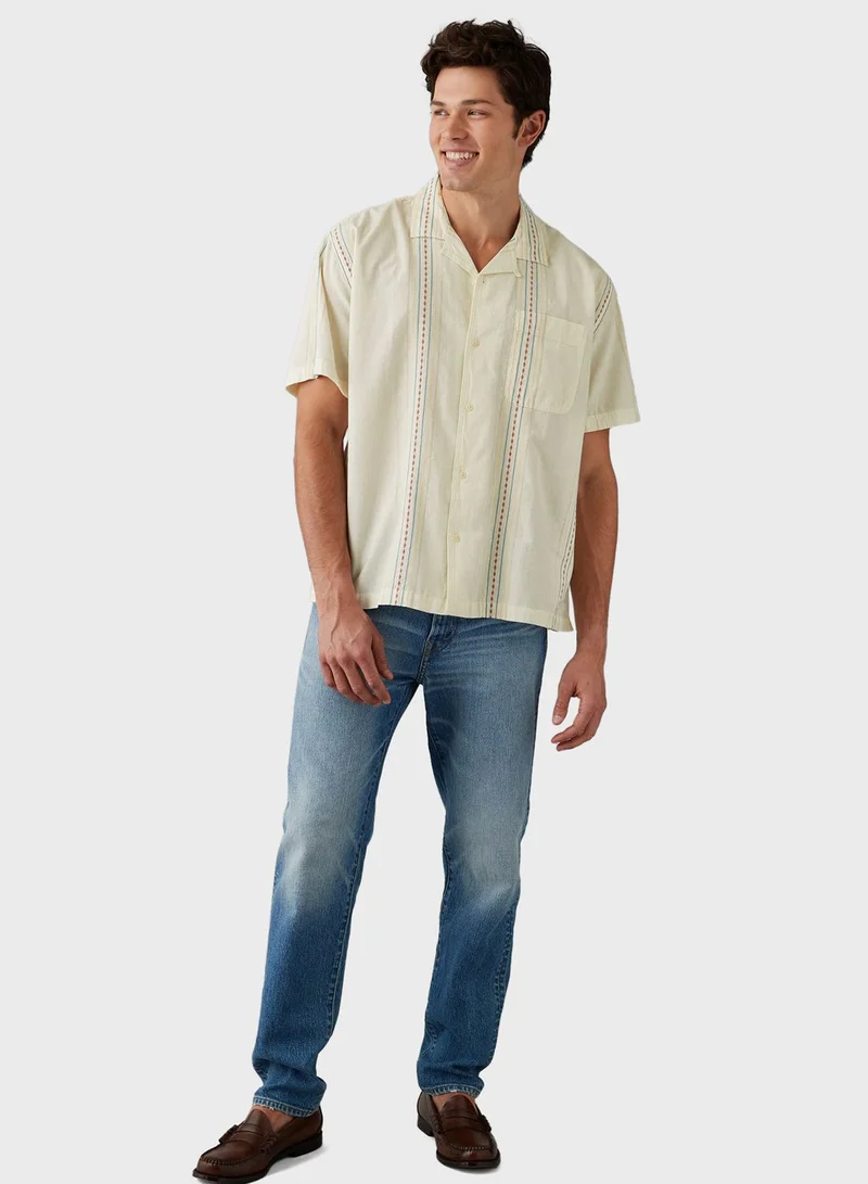 امريكان ايجل Relaxed Fit Button Down Shirt