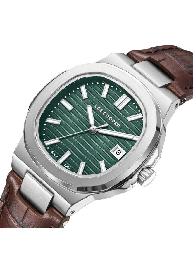 لي كوبر Women's Leather Analog Watch LC08107.374 - 35 mm