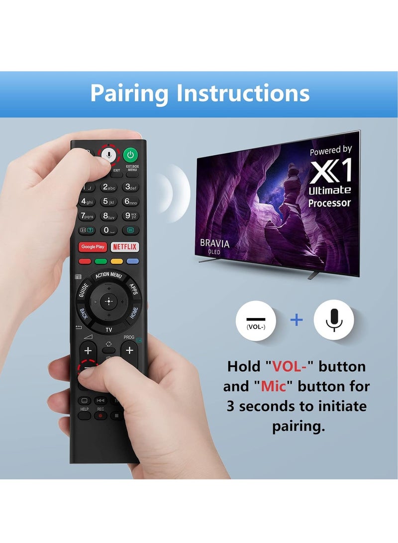 ELTRAZONE Replacement Remote Control for Sony TV, for Sony Bravia TVs, for All Sony 4K UHD LED LCD HD Smart TVs - With Battery - Image 3