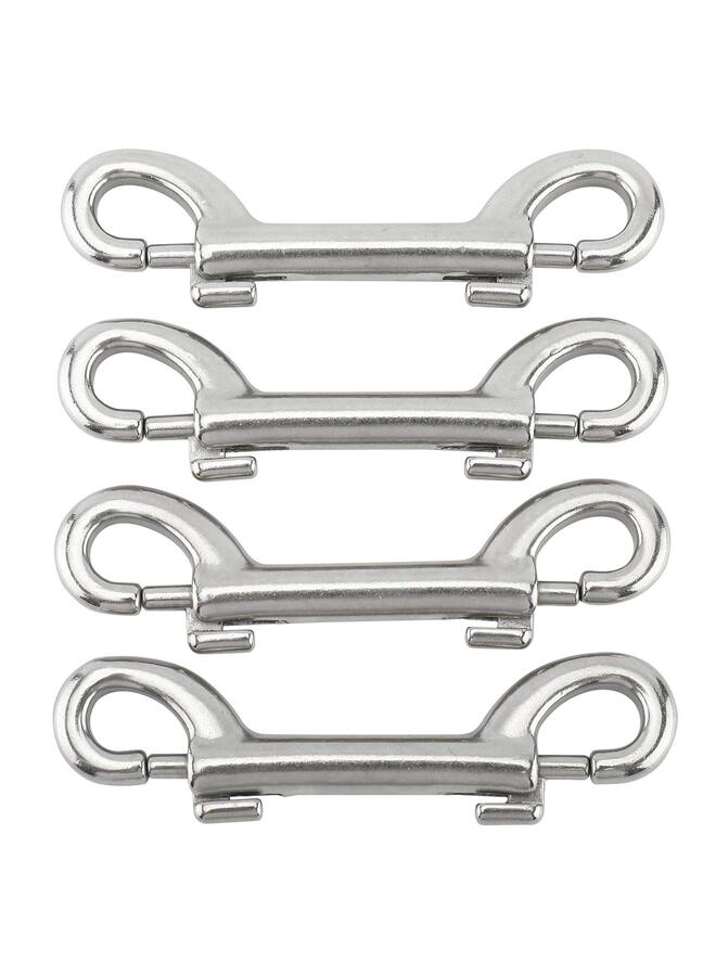4 Pack 316 Stainless Steel Double Ended Bolt Snap Hook, 3.93'' Marine Grade Double End Snaps, Trigger Chain Clips Scuba Diving Clips - Image 5