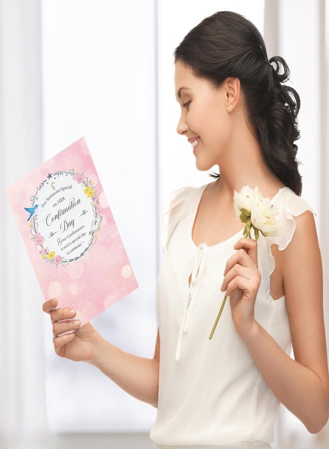 FANCYLUCKY Christian Confirmation Card for Teen Girls, Catholic Confirmation Day Card for Daughter Granddaughter Goddaughter - Image 5