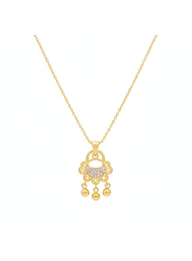 Traditional Longevity Lock Necklace - Image 1