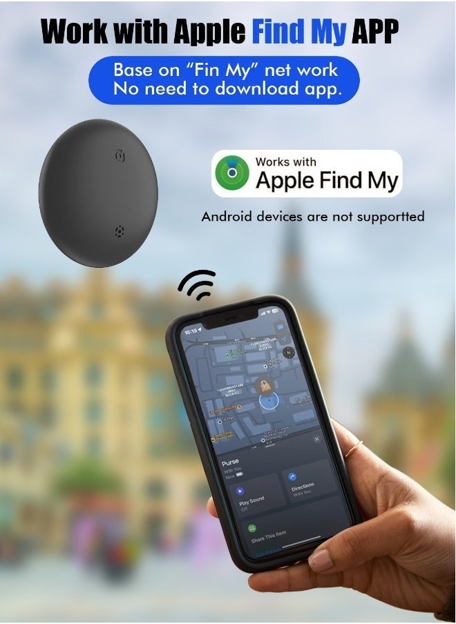 Generic - Smart Tracker Item Finder for Apple Find My (iOS Only) – Mini Key Locator for Luggage, Wallet, Bike & More – Waterproof IPX6 – Works Like Airtag - Image 1