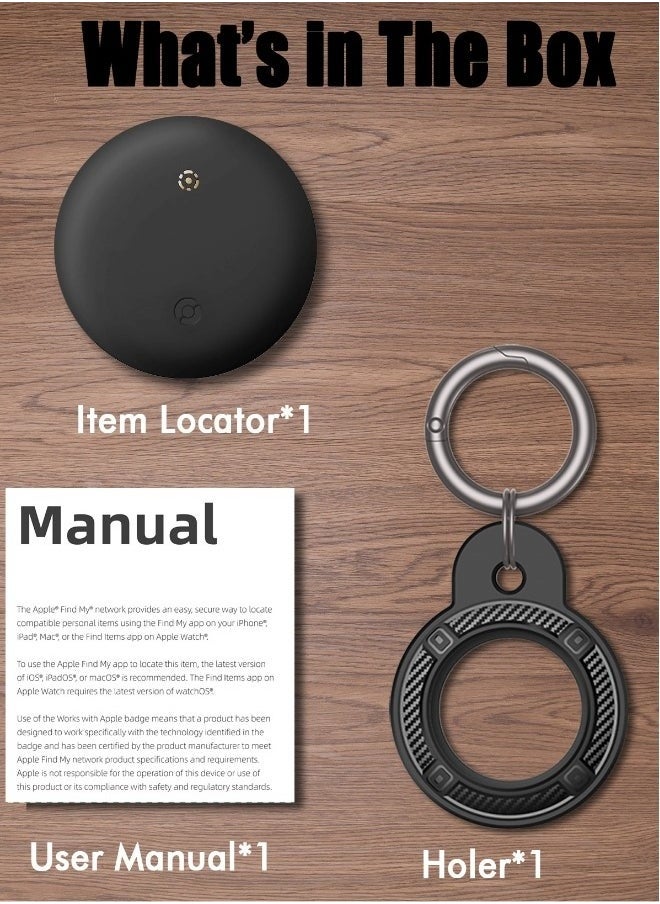 Generic - Smart Tracker Item Finder for Apple Find My (iOS Only) – Mini Key Locator for Luggage, Wallet, Bike & More – Waterproof IPX6 – Works Like Airtag - Image 1