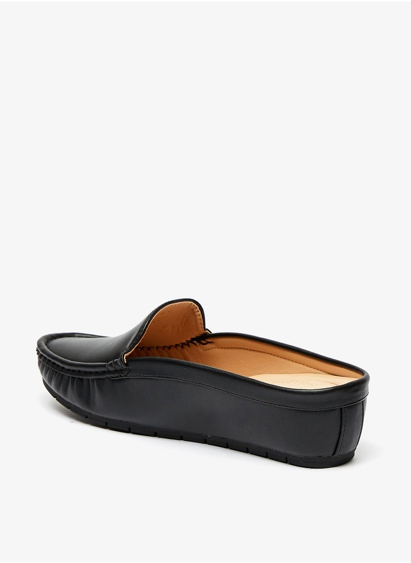 Flora Bella By Shoexpress - Womens Stud Embellished Wedge Heel Mules - Image 1
