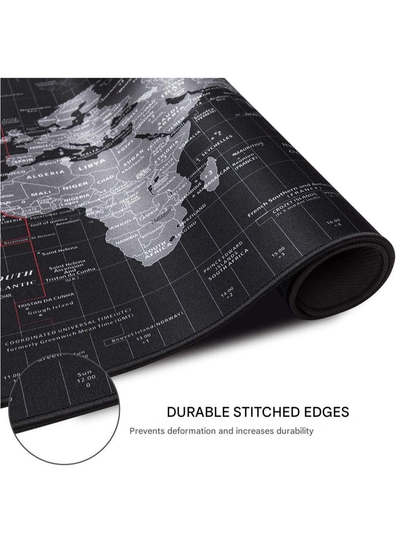 DOXASIK Mouse Pad (800 x 300 x 3 mm) Large Waterproof Non-Slip Desk Mousepad for Gamer, Employee, Computer, PC, Laptop and More Teams or Crowds