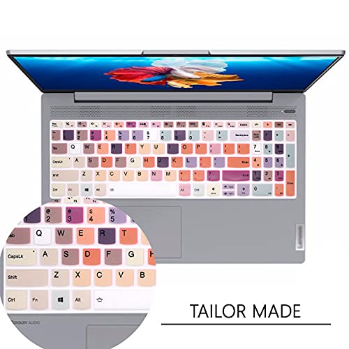 WYGCH Keyboard Cover for Lenovo Yoga 7/7i 15.6" 16", 2023 2022 IdeaPad 5/IdeaPad 3/IdeaPad 5i/IdeaPad 3i 15.6" 17.3"/Lenovo Flex 5 15.6", Yoga Slim 7 15", ideaPad Slim 7 15.6", ThinkBook 15/15p G2G3G4 - Image 3