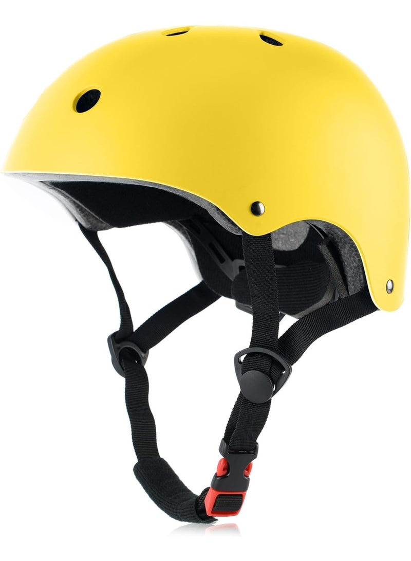HI-FINE Skateboard Bike Helmet, Lightweight Adjustable, Multi-Sport for Bicycle, Skate Scooter for Adult Youth (Large: 57-61 cm) - Image 1
