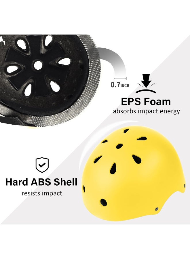 HI-FINE Skateboard Bike Helmet, Lightweight Adjustable, Multi-Sport for Bicycle, Skate Scooter for Adult Youth (Large: 57-61 cm) - Image 2