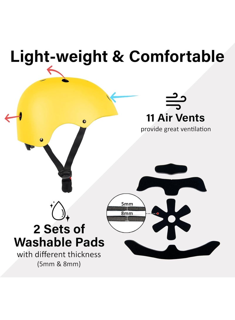 HI-FINE Skateboard Bike Helmet, Lightweight Adjustable, Multi-Sport for Bicycle, Skate Scooter for Adult Youth (Large: 57-61 cm) - Image 5
