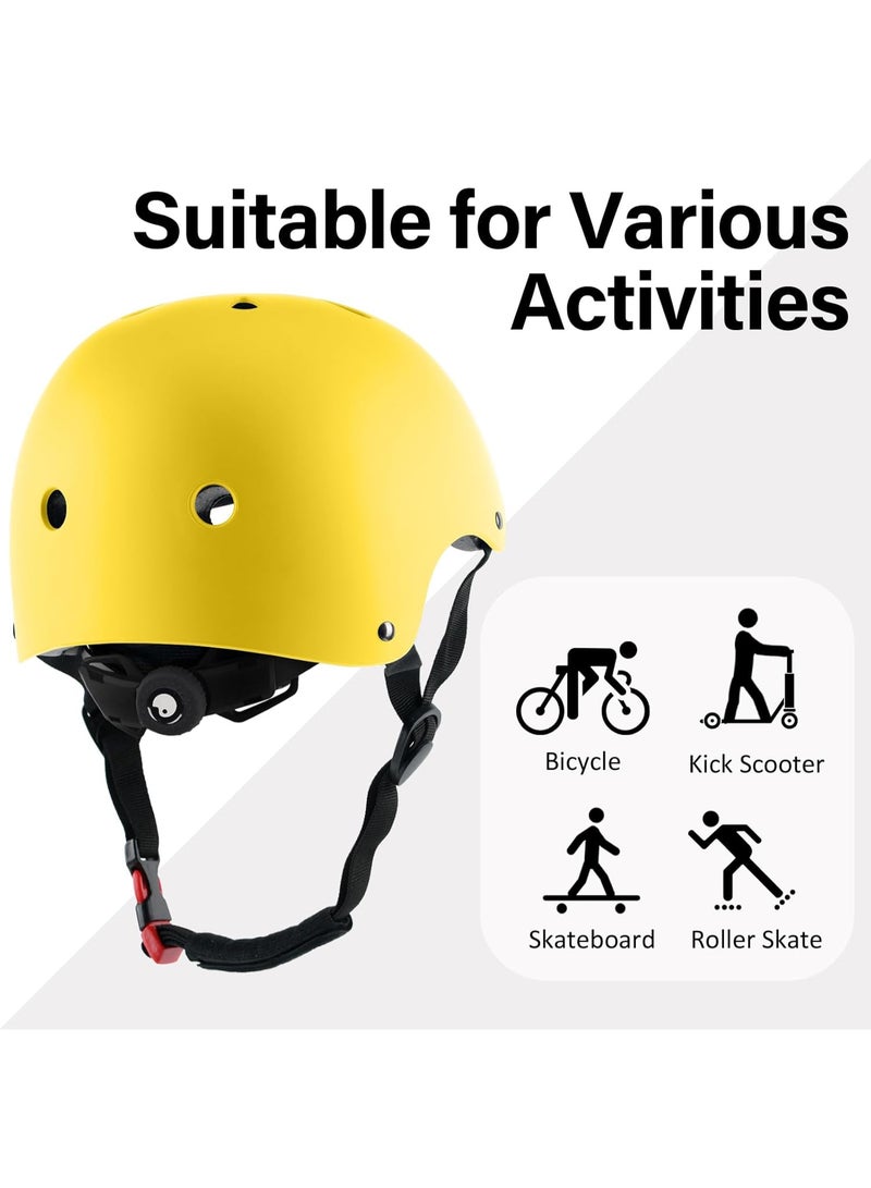HI-FINE Skateboard Bike Helmet, Lightweight Adjustable, Multi-Sport for Bicycle, Skate Scooter for Adult Youth (Large: 57-61 cm) - Image 4