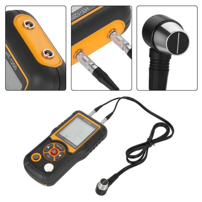 مقياس سماء فوق صوتي رقمي بشاشة LCD HT-1200 أداة قياس مدى 2-300 مم - Image 2