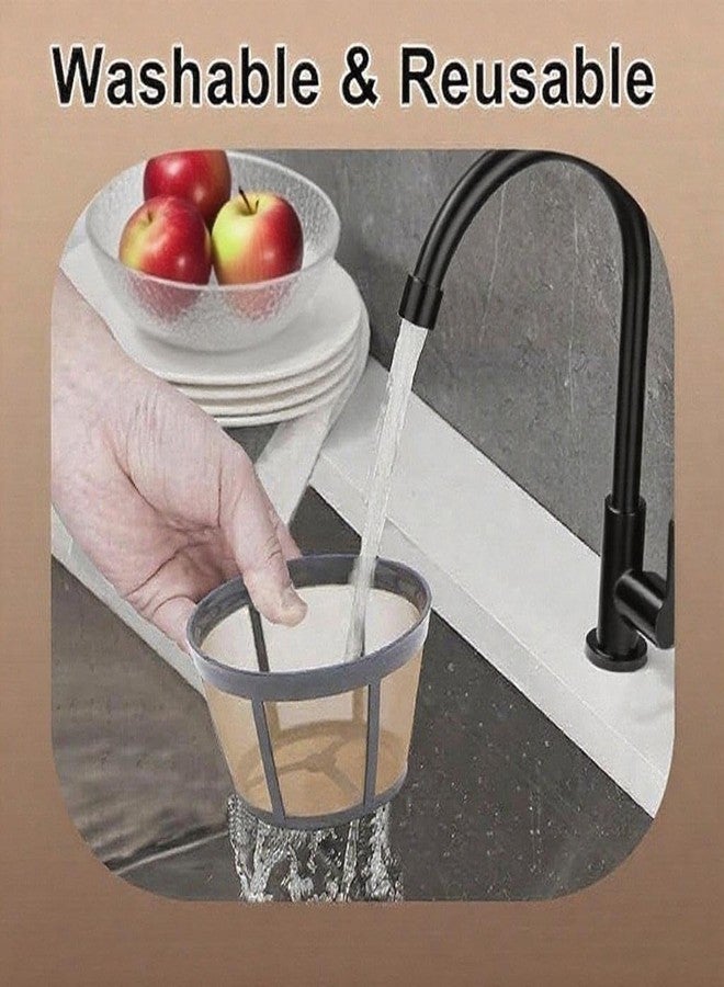 Blisshour Reusable Coffee Filter, Fits BUNN Coffee Maker, Replaces BUNN Filters (8-12 Cup) - Image 3