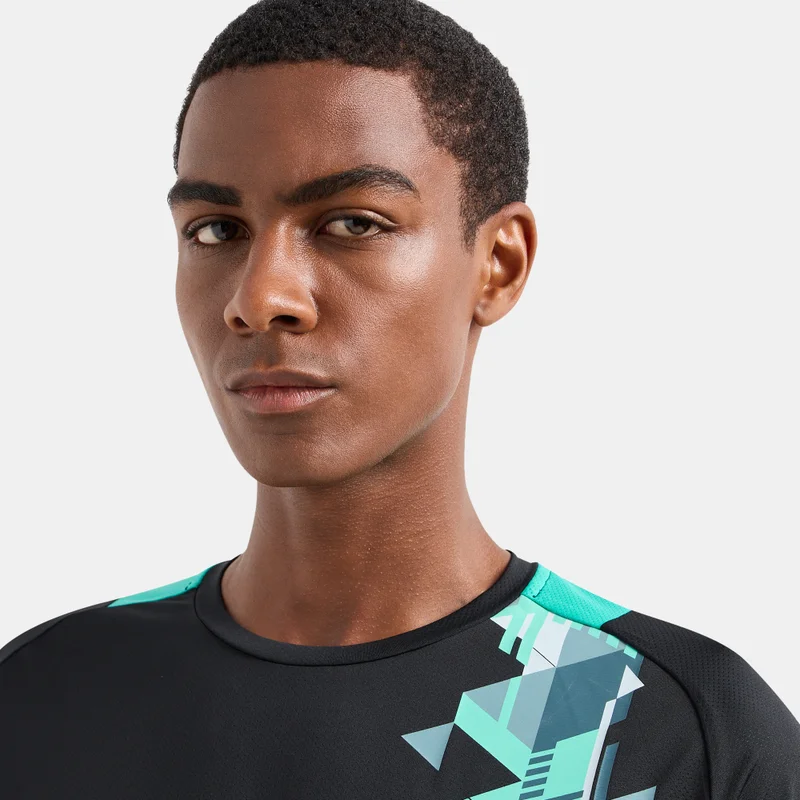 EA7 Emporio Armani Black Men's Ventus7 Top Performer T-Shirt for Men | Best Price UAE