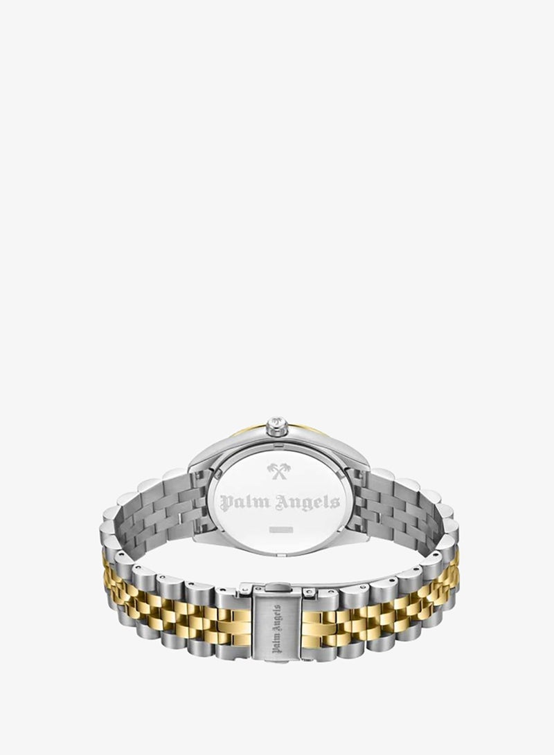 Palm Angels Pioniere Green Dial Stainless Steel Bracelet Analog Watch for Women, 36mm - Image 3