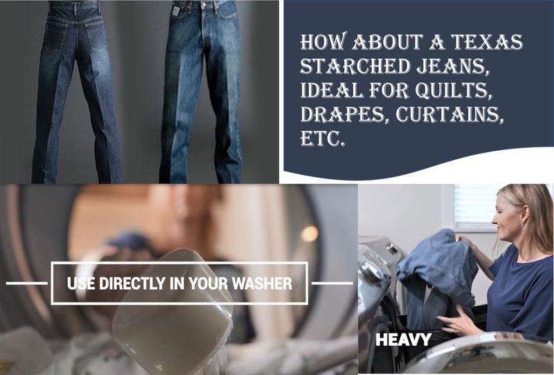 Simpli Starch® Dissolvable Starch Powder Mix. Makes Two Full 64 Oz Liquid Starch. Perfect For Laundry and Ironing, Add Directly to Your Washer. Ideal for Paper Mâché, Silly Putty, Playdough - 8oz (1) - Image 4