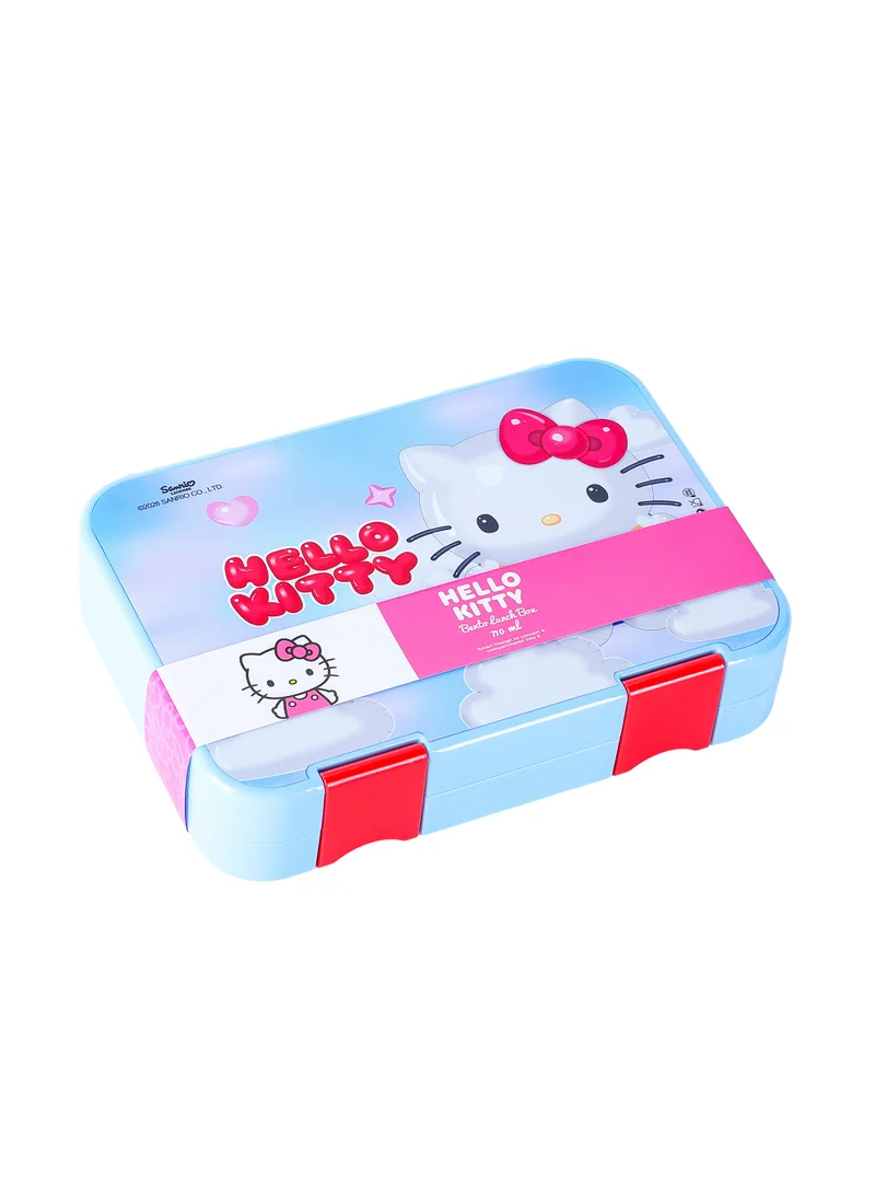 Sanrio blue Sanrio Hello Kitty Regular Bento Lunch Box 800ML | Multi-Compartment Food Storage Box | ABS, Tritan, PP & TPE Lunch Container for Men | Best Price UAE