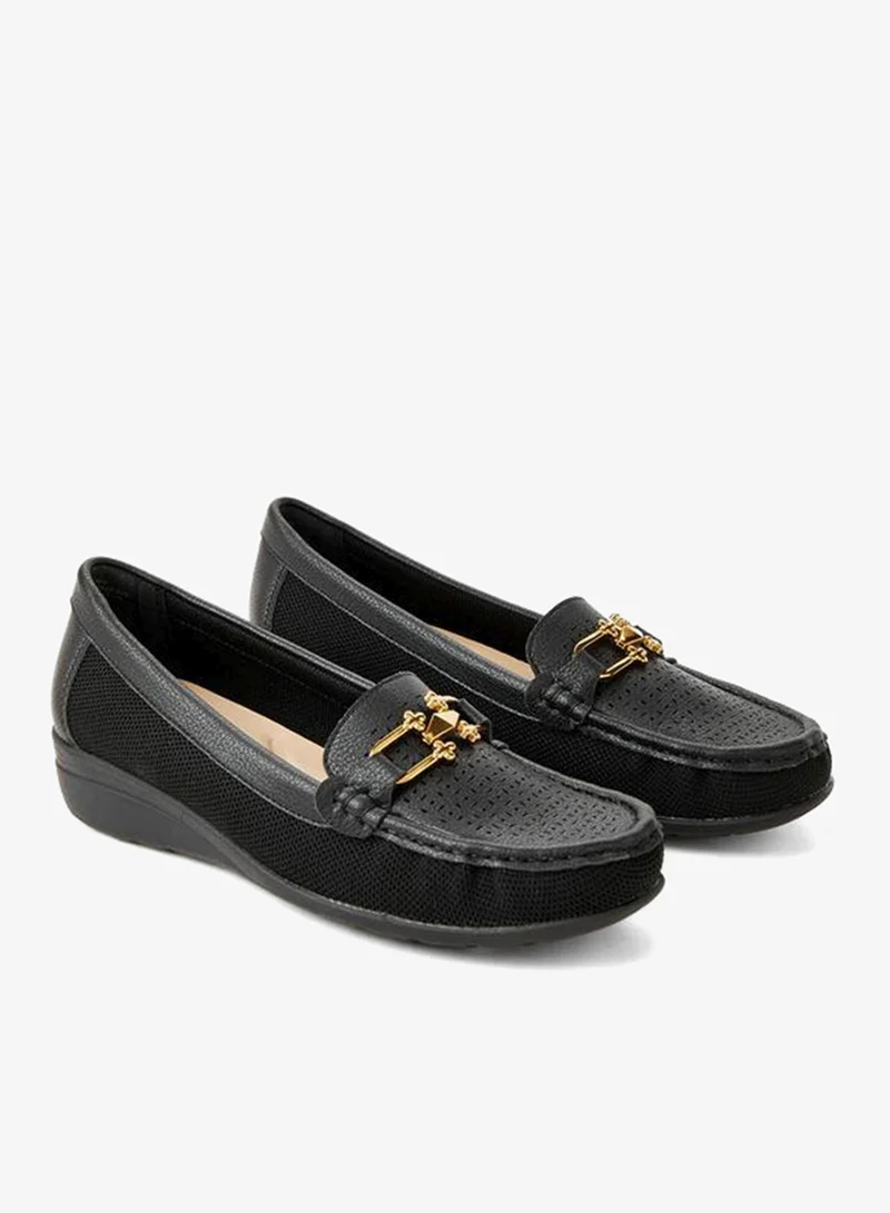 Le Confort Women Perforated Detail Loafers