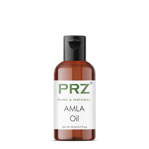 PRZ Amla Essential Oil - Pure Natural Therapeutic Grade & Aromatherapy Body Massage Oil for Skin Care & Hair Care, 50 ml - Image 1