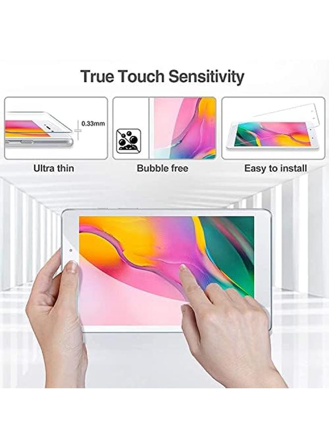 Procases 2 Pack Galaxy Tab A 8.0 2019 Screen Protector T290 T295 Tempered Glass Screen Film Guard For 8.0 Inch Galaxy Tab A 2019 Without S Pen Model Sm T290 Wi Fi Sm T295 Lte - Image 3