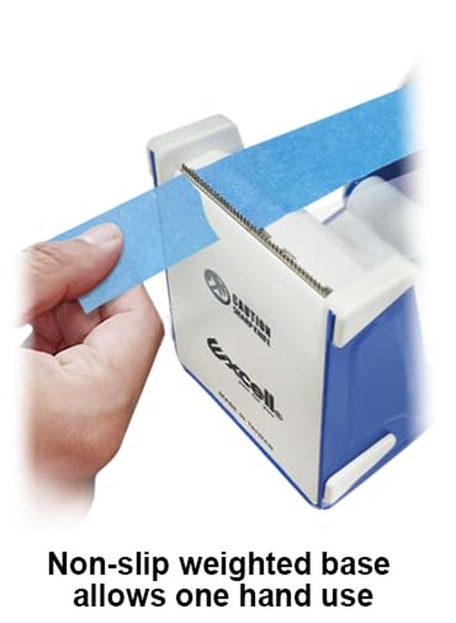 ICO Excell Deluxe Twin Wide Metal Multi-Roll Desktop Tape Dispenser with Tiered Metal Separator Bars, EX-2272, 2 inch Wide, 3 inch Core - Image 5