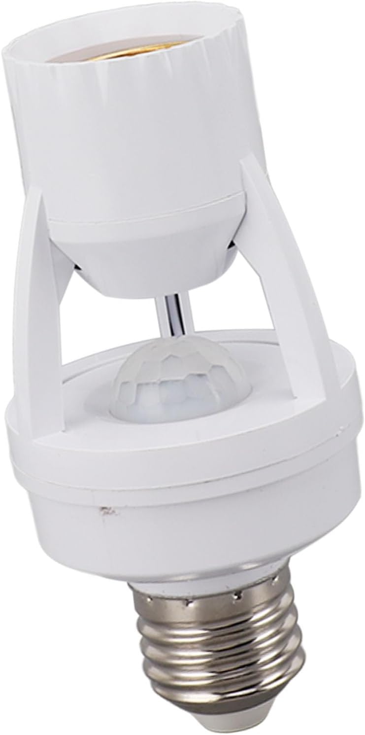 PIR Motion Sensor Light Socket Smart Night Light Control for Storeroom Wardrobe ABS Material - Image 3