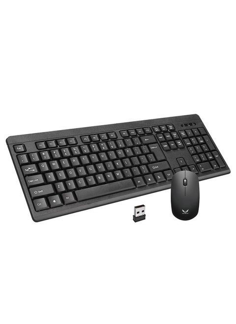 2.4G Keyboard And Mouse Suit X900 Wireless Thin Keyboard Office Mouse For Laptop-Color:X906
