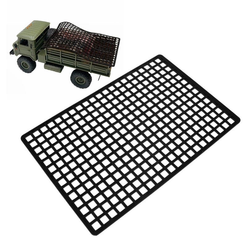 Rc Crawler Accessories: Black High Simulation Rubber Net - Lightweight Elastic Stretchable Rc Car Accessories for Rc Rock Crawler Short Truck Scale Model Detailing - Image 5